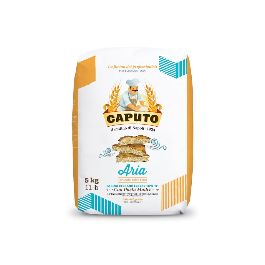 Caputo Aria 5kg – Făină Italiană Tip 0 pentru Pizza Ușoară, Pinsa și Aluaturi Aerate