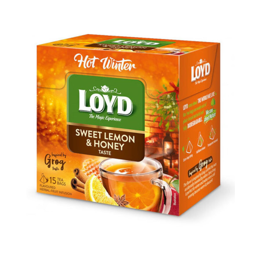 Ceai Sweet Lemon & Honey, 15 pliculete, Loyd