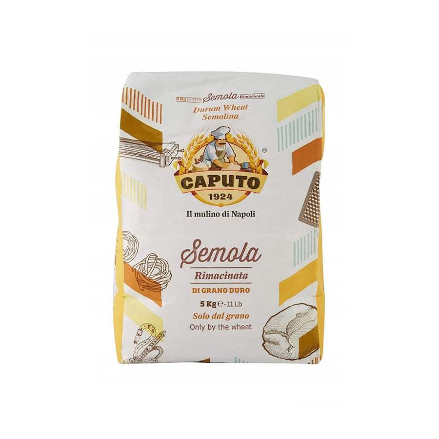 Caputo Semola 5kg – Griș de Grâu Dur Italian Premium pentru Paste și Pizza