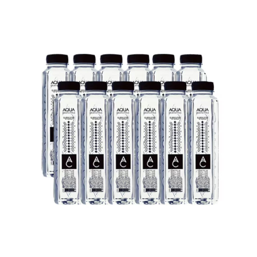 Apa minerala plata AQUA Carpatica, bax 12 x 0.5L – apa naturala pura, ambalaj practic