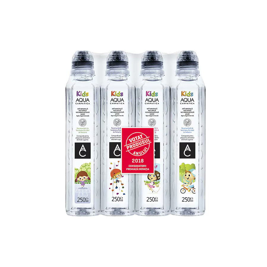 Bax 12 x Apa plata Aqua Carpatica Kids 250ml