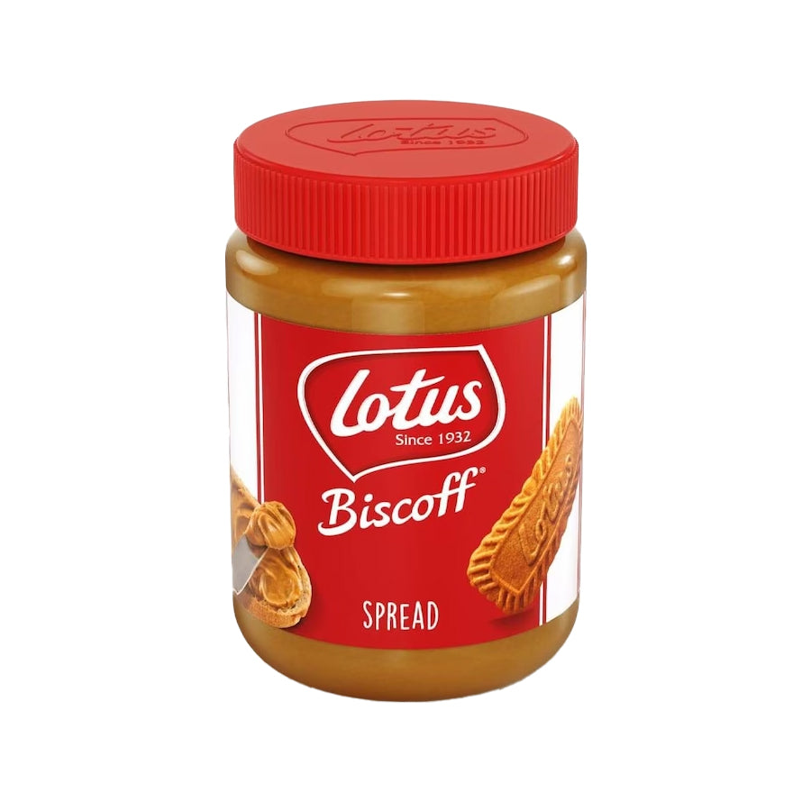 Crema de biscuiti Lotus Biscoff, 400g – crema tartinabila cu gust de biscuiti caramelizati