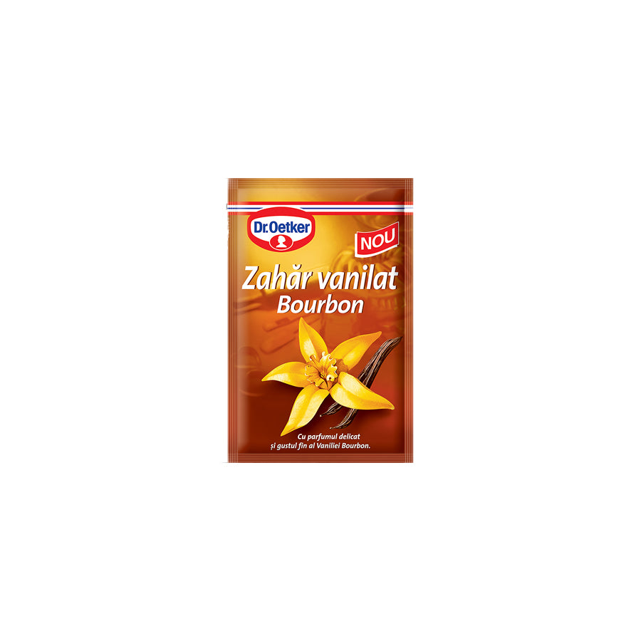 Dr. Oetker Zahar Vanilat Bourbon, 10 x 8g