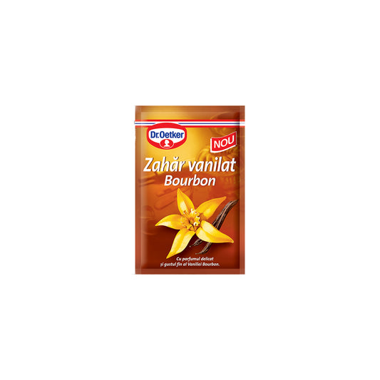 Dr. Oetker Zahar Vanilat Bourbon, 10 x 8g