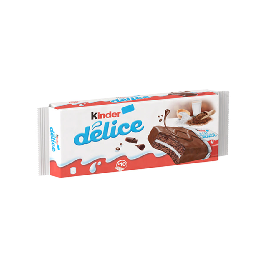 Kinder DELICE Prajitura cu Lapte si Cacao 10 x 39 g