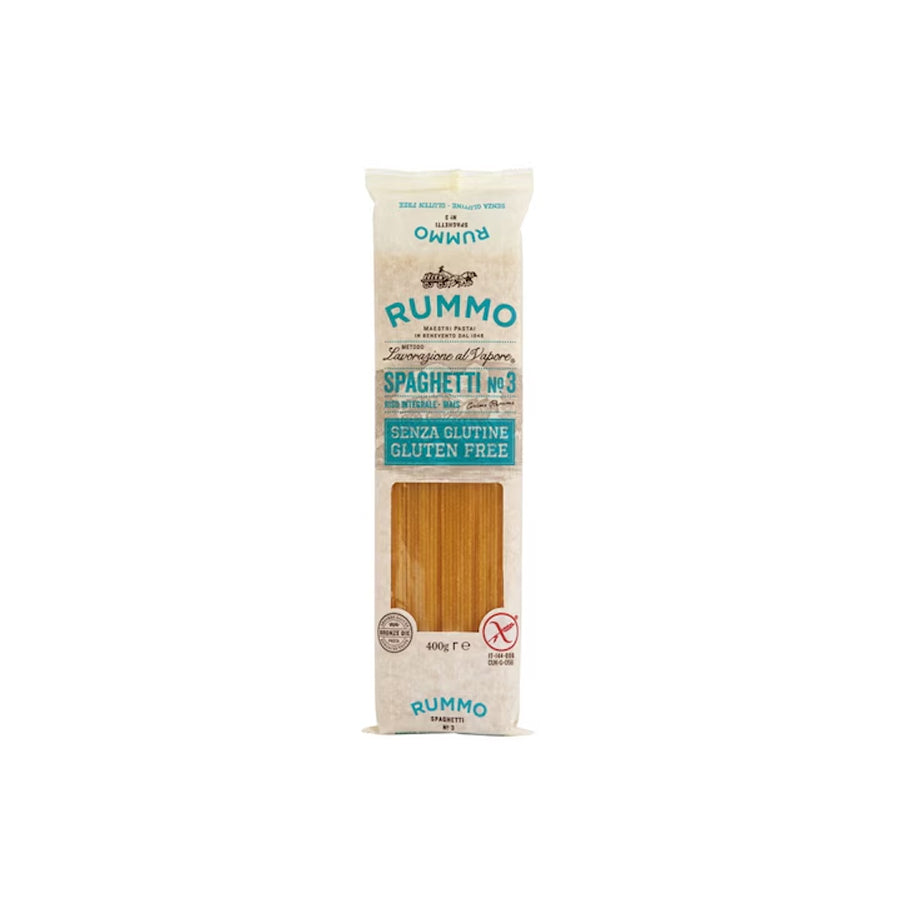 Spaghetti fara gluten 400g, Rummo, orez brun si porumb, al dente