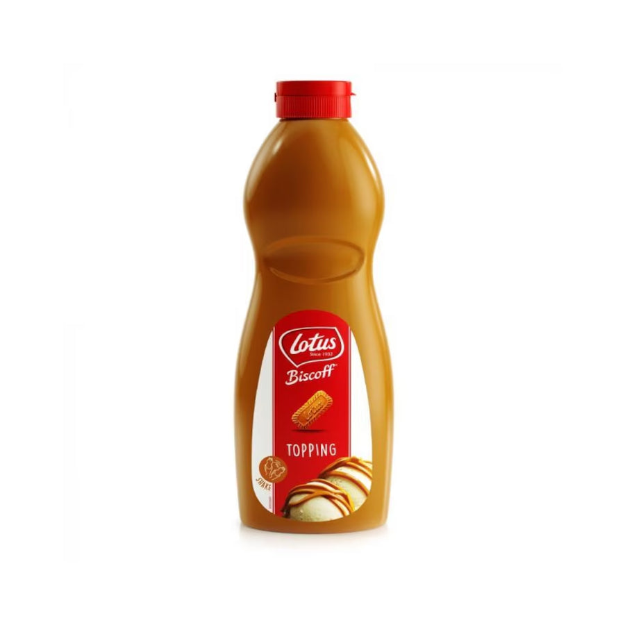 Sirop Lotus Biscoff 1000g – topping pentru deserturi cu gust de biscuiti caramelizati