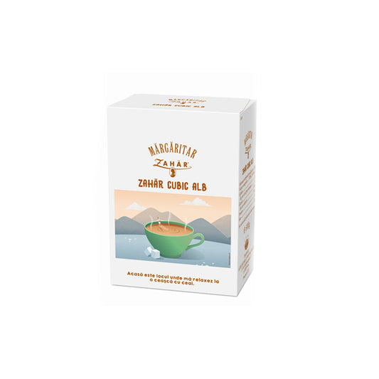 Margaritar Zahar Cubic Alb, 500g