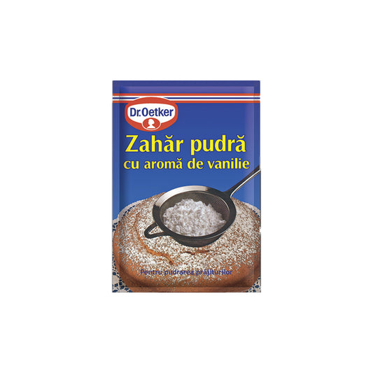 Dr. Oetker Zahar Pudra Vanilat, 5 x 80g